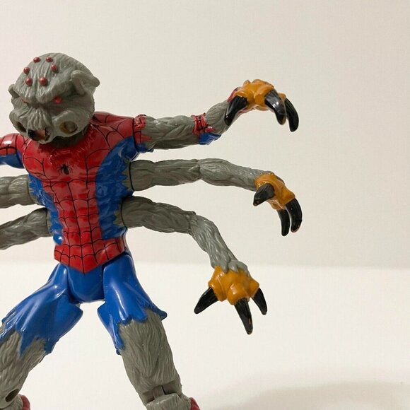 Vintage 1995 Manspider Spiderman Action Figure Marvel Toy Incomplete - Picture 3 of 16